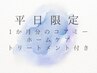 【平日限定】縮毛矯正/髪質改善ストレート+カット+トリートメント+ホームケア