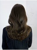 ロング韓国ヘアくびれヘア美髪顔周りレイヤー_ba543821
