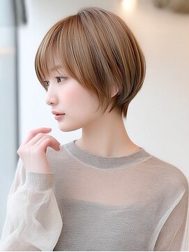 アビリタ(abilita) ショート 顔周り レイヤーカット 透明感 ベージュ 20代30代