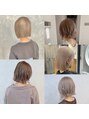 フランチェスカドットボブ(francesca.bob)&nbsp;ケアブリーチで作るミルクティーベーや透明感のあるカラーが得意
