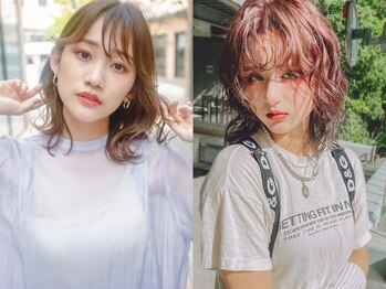 ユナイテッドビューティーウェストコースト(UNITED BEAUTY WEST COAST)の写真/ダメージや季節の変化でぱさつきやすい髪も【髪質改善カラー】で染めながら内部に潤いを留め、水々しい髪に