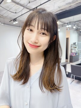 ファンナギンザ(FaNNa ginza) ナチュラルヘア/くびれヘア/ロングレイヤー/透明感カラー