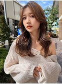 大人可愛い春っぽブラウンベージュ