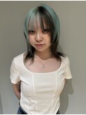 hush-cut　mint color