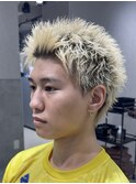 ザクザクスパイキーショートザクザクアップバングショート