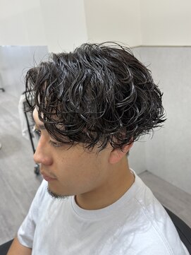 ビカムメンズヘアー 栄店(become men's hair) 刈り上げサーフカール/名古屋栄メンズパーマ/センターパート