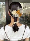 ヘアセットヘアアレンジお呼ばれヘア