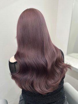 ベレーザ 渋谷(BELEZA) 16424黒髪ローズブラウンダークレッドレイヤーワンホンヘア