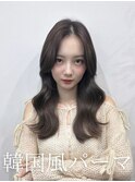 レイヤーカット/顔周りカット/顔周りレイヤー /韓国風パーマ