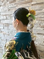 ファムバイアヴァンス(Femme by AVANCE.)&nbsp;暗めカラーモード水引アレンジ