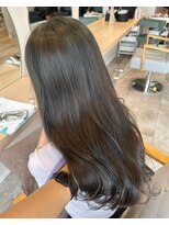 ザックジングウ 表参道(ZACC JINGU)&nbsp;矢野口の巻ける縮毛矯正×艶カラー【美髪矯正ストレート】