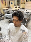 men's/メンズ/センターパート/ハイライン