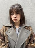 【Noa】ヘイリーボブ前髪レイヤーカット小顔/髪質改善/縮毛矯正