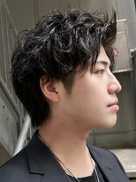 ロンドオム 池袋(Lond Homme)&nbsp;men's/メンズ/刈り上げセンターパート/フェザーパーマ/池袋