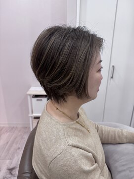 カミノワ(kaminowa) 白髪率30%おすすめヘア/神戸/三宮/脱白髪染め/白髪ぼかし/