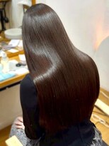 ミツバ(3tuba)&nbsp;髪質改善トリートメント うる艶ストレート グレージュカラー