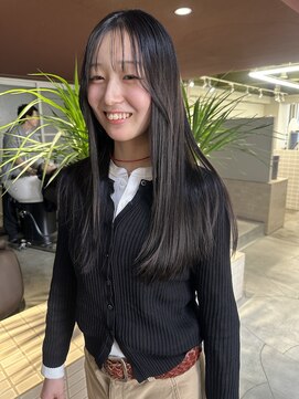 ハル ヘアスタジオ(haRu hair studio) 髪質改善ストレート×カット