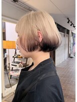 アンドソー 池袋(&so.) ミルクティーベージュ.ブラウン×ブラックデザイン