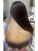 アッシュ 洋光台店(Ash) 洋光台ブリーチ複雑履歴ダブルカラー白髪ぼかしハイライト