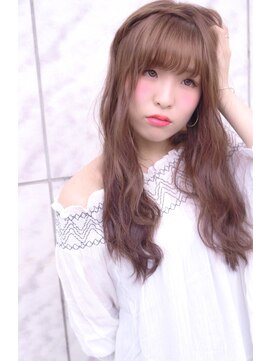 イソラブル 日比野店(ISOLA-blu) ピンクベージュ×アレンジバング