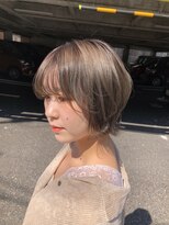 テラスヘア 新潟駅南(TERRACE hair)&nbsp;オリーブグレージュ×ウルフボブ