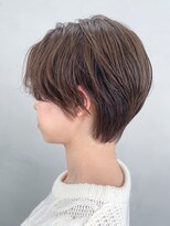 アルバム 銀座(ALBUM GINZA) ショートブラウン_スリークボブ厚めバングローライト_ba282772