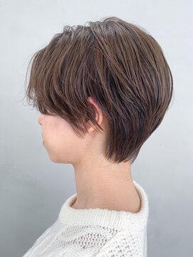 アルバム 銀座(ALBUM GINZA) ショートブラウン_スリークボブ厚めバングローライト_ba282772