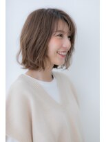 カバーヘア イヴ 戸頭店(COVER HAIR EVE) ルーズなくせ毛風無造作カールの小顔大人ボブZ戸頭20代30代40代