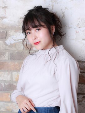 ビーピージェイズ 宇城店(BPJ'S) ゆるふわルーズな編み込みアップスタイル♪