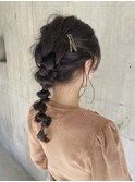 ゆるふわ編みおろしアレンジ