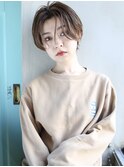 天神【BIRTH】センターパート×大人パーマ束感ショート