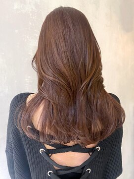 アイティーバイアルバム 下北沢店(IT by ALBUM) レッドブラウンレイヤーカット_ペールベージュ_ba377111