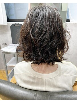 カームバイリコ 学芸大学(calm by liko) 美髪/大人かわいい/こなれミディ/サンドベージュ[学芸大学]