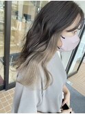ミルクティーグレージュ