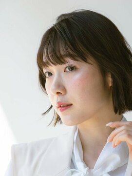 ハイレート ウニクス川越店(Hairate) 【Hairate本川越】パツっと切りっぱなしボブ