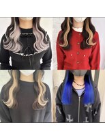 リゼル シブヤ(RISEL SHIBUYA) ブリーチなし!エクステのみでインナーカラー