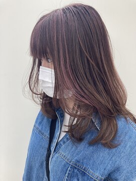 バイブス バイ ケンジ(vibes by KENJE) レイヤースタイル　ハイライトカラー