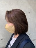 上品に白毛ぼかしハイライト30代40代50代【白金/目黒】担当山岡