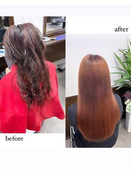 ムーブ(Moob) 縮毛矯正で扱いやすい髪質へ【別府】