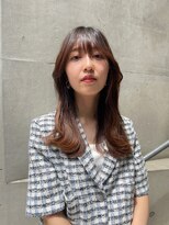 ロンド ストラーダ 心斎橋(Lond strada)&nbsp;マチルダボブ×ピンクベージュ×美髪［髪質改善/縮毛矯正］