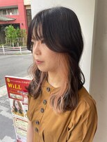 ウィル 京橋店(WiLL)&nbsp;☆20代30代40代☆ 韓国風顔まわり×コーラルピンクイヤリング☆