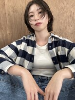 ユニ(uni)&nbsp;ボブ/ミニボブ/オリーブベージュ/20代/30代/40代