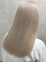 ロウル 渋谷(LOWRL)&nbsp;ホワイトミルクティー/ケアブリーチカラー/水素トリートメント