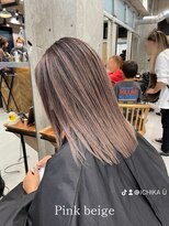 ルーフアクト(LUFE act)&nbsp;ピンクベージュバレイヤージュ