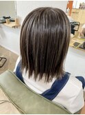 コントラストハイライトボブ