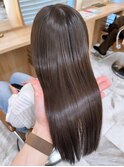 髪質改善カラーで艶々な見た目と色のデザインを！