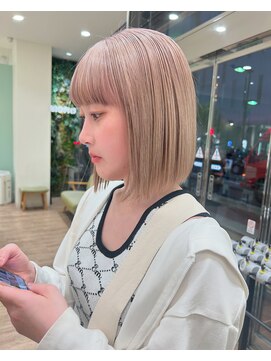 モリオフロムロンドン 大宮店(morio from London) morio坪井】ケアブリーチ ×ミルクティー