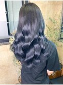 LIBERTE銀座 大人可愛いネイビーブルー×ヨシンモリ