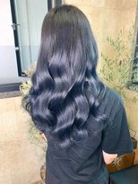 LIBERTE銀座 大人可愛いネイビーブルー×ヨシンモリ