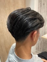 エヌアンドエー せんげん台店(N&A)&nbsp;ビジネスマンの毛流れアップスタイル ツーブロック/スーツに合う